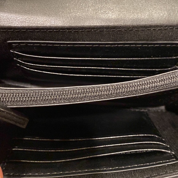 MARC JACOBS NEW YORK EMPIRE CITY WALLET CROSBODY BAG PURSE GOLD CHAIN - Picture 13 of 16